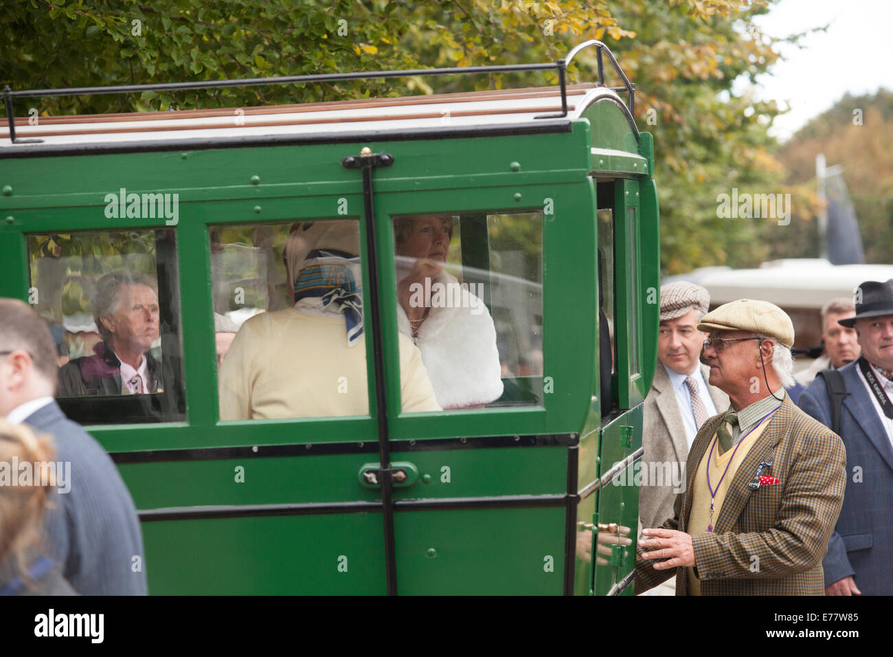 Autos in Goodwood Stockfoto