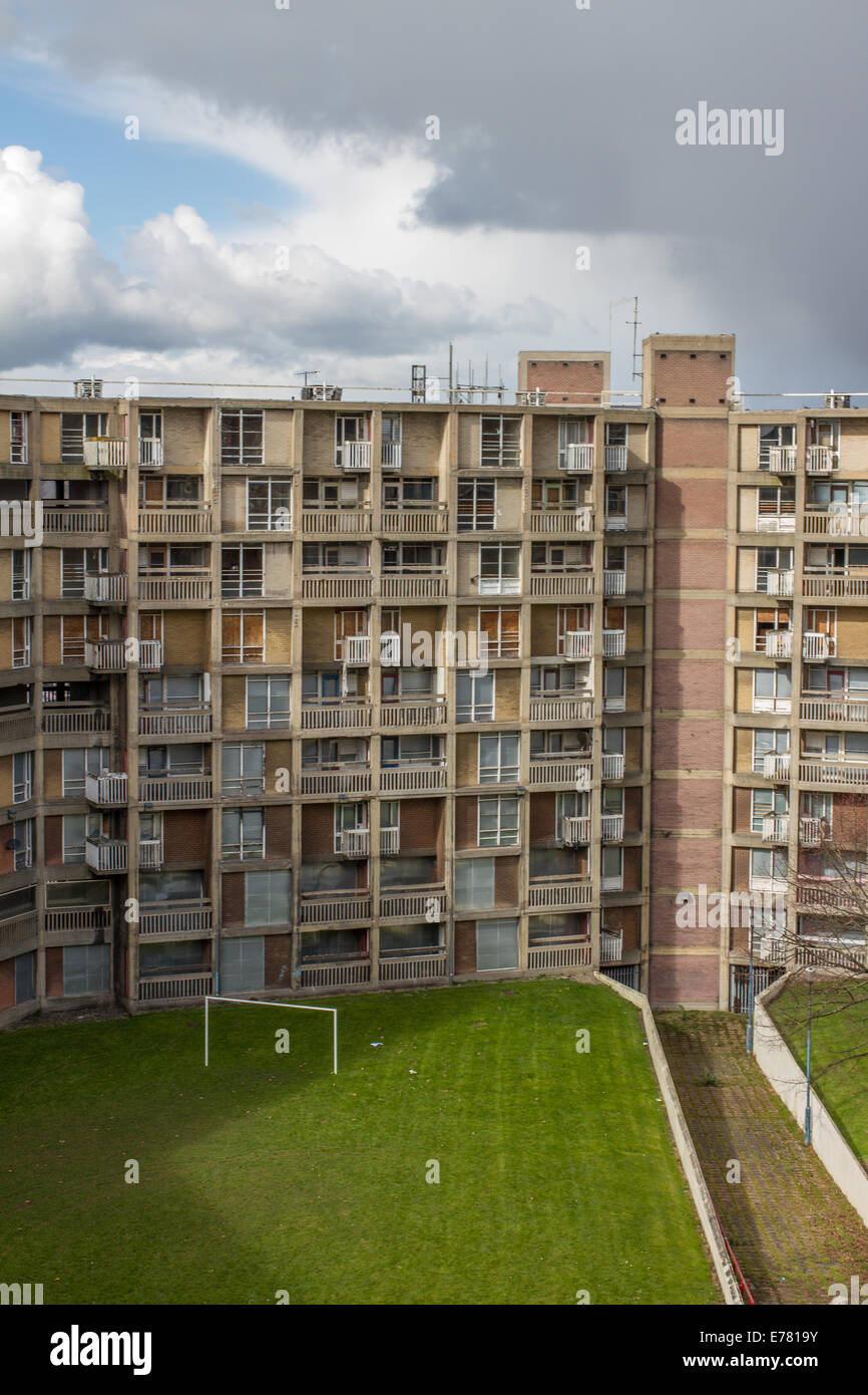 Leeren Park Hill Wohnungen in Sheffield, South Yorkshire Stockfoto