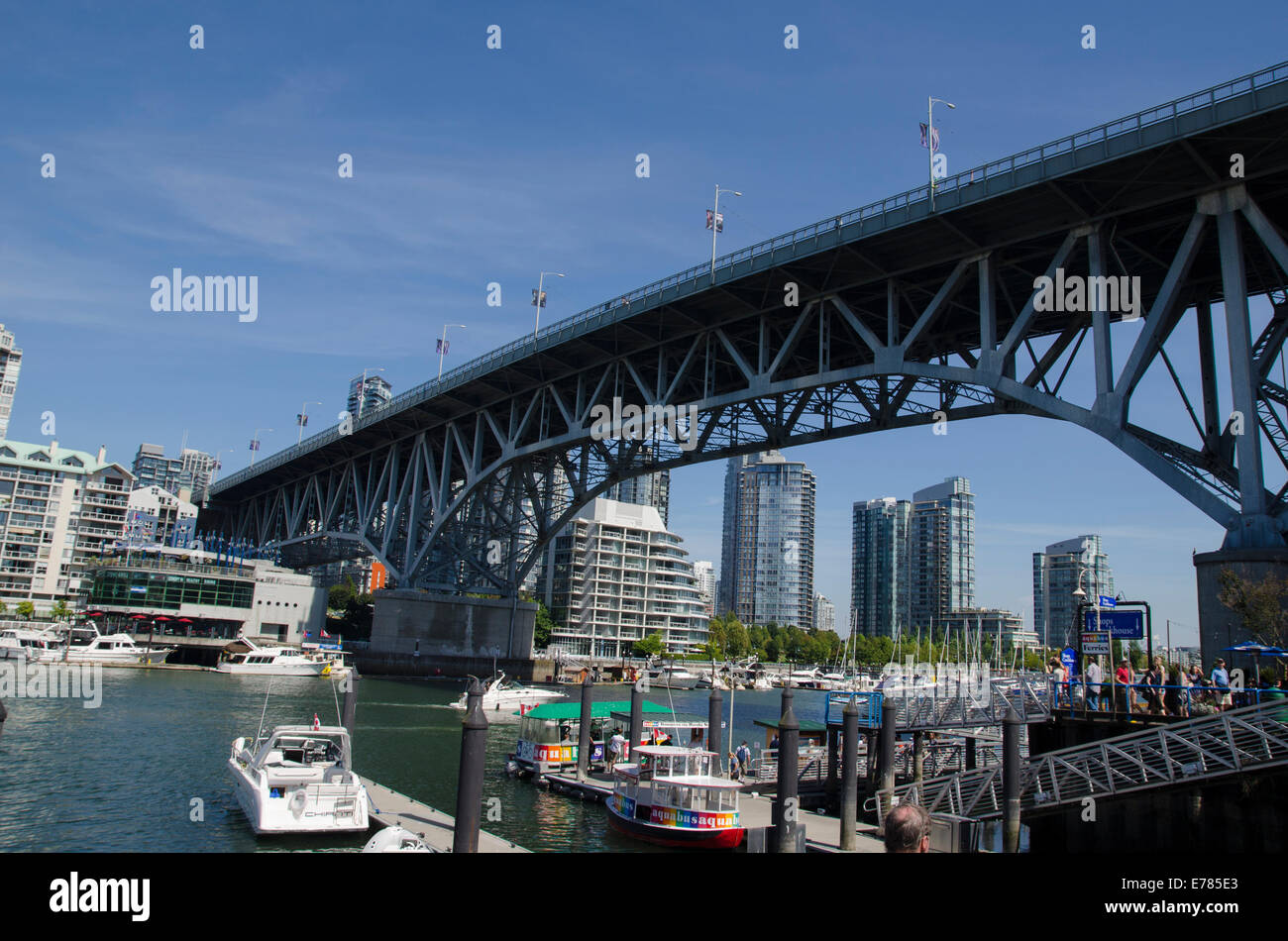 Granville Street Bridge, Vancouver, Kanada Stockfoto