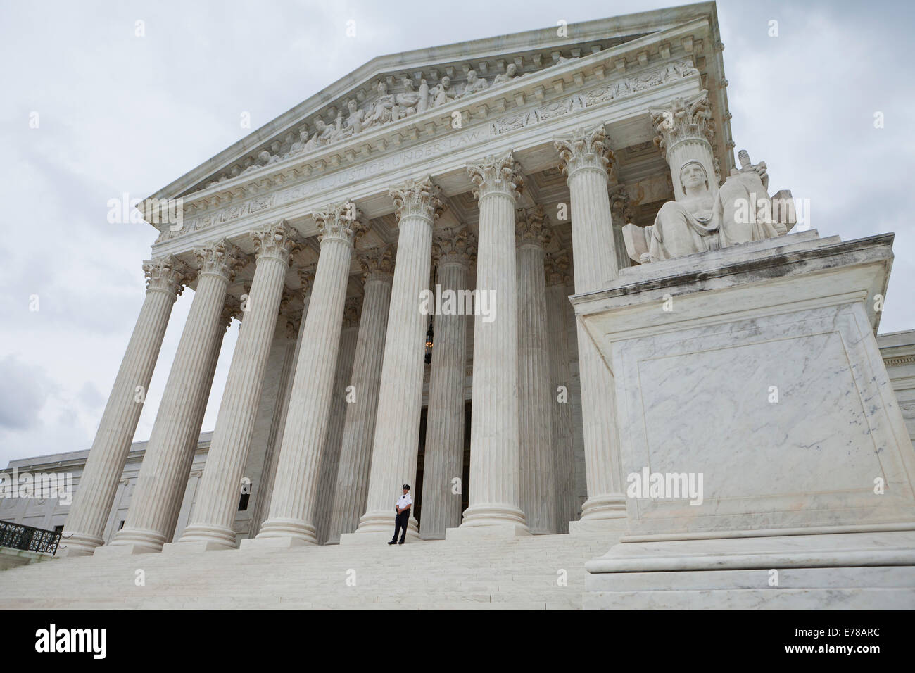 US Supreme Court Building - Washington, DC USA Stockfoto
