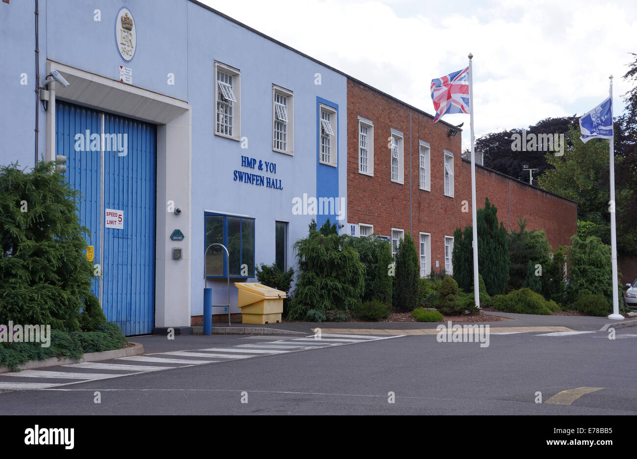 HMP & YOI Swinfen Hall Gefängnis rugby Stockfoto