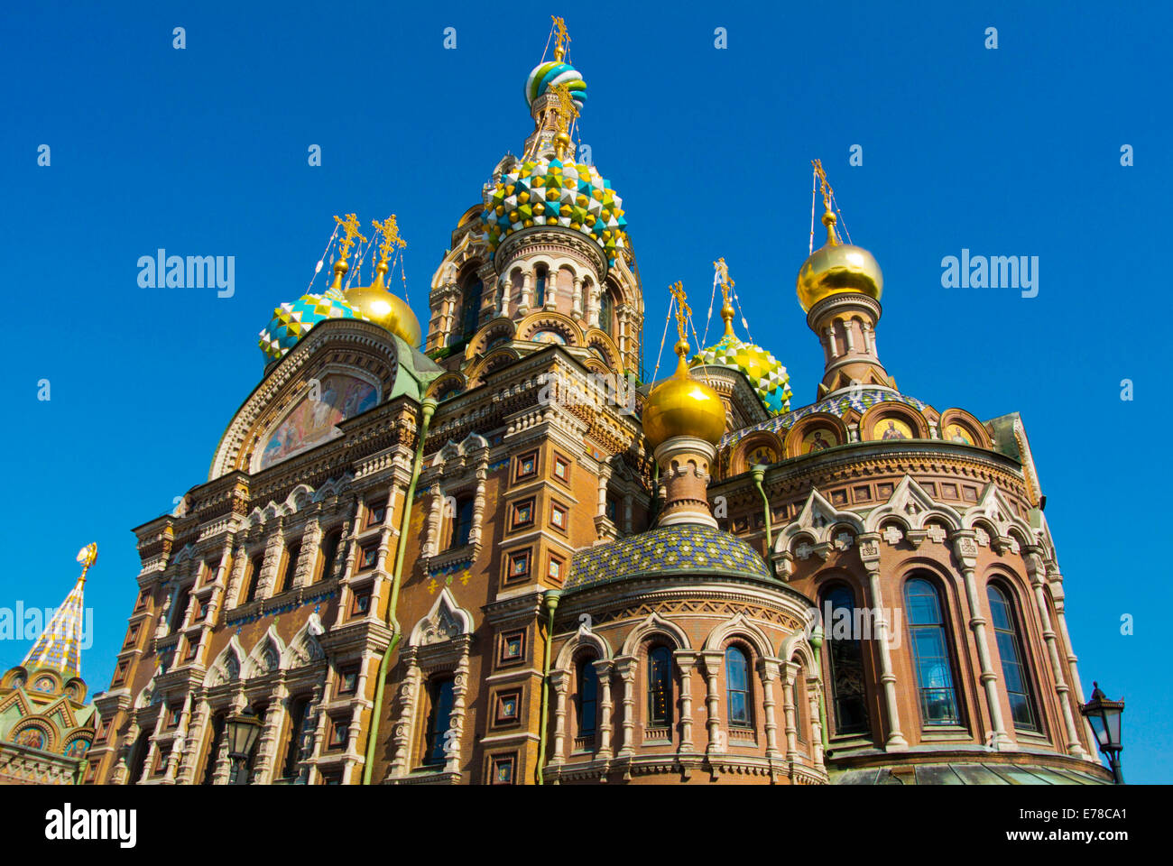 Tserkov Spasa Na Krovi, Kirche des Erlösers auf Auferstehungskirche, St. Petersburg, Russland, Europa Stockfoto