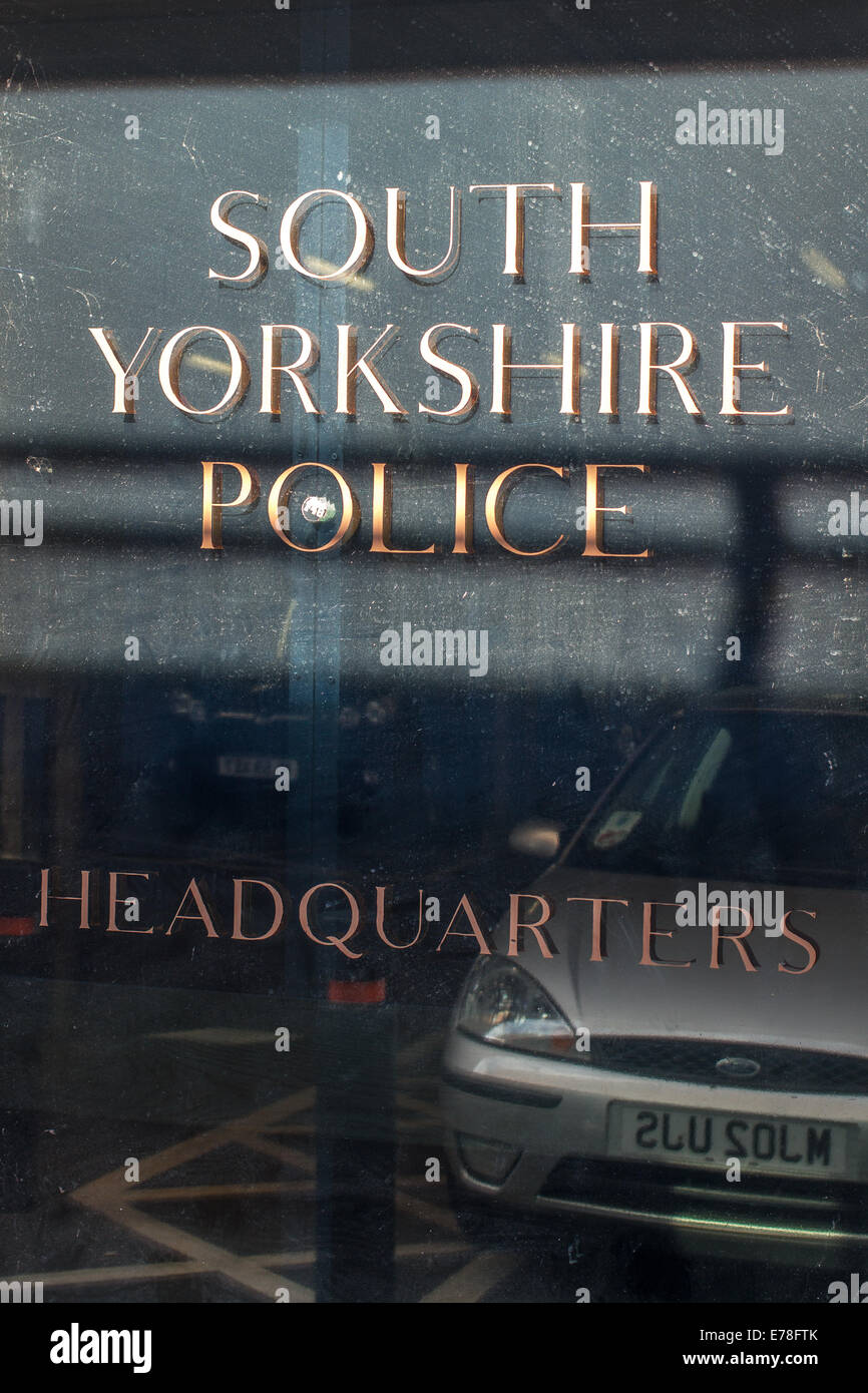 South Yorkshire Police Headquarters in Sheffield, Großbritannien Stockfoto