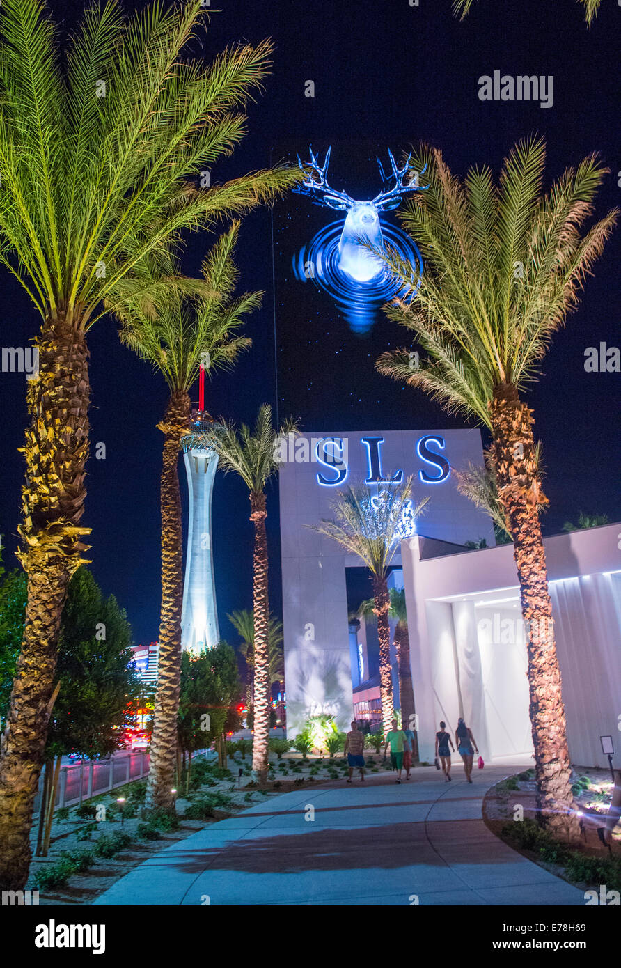 Die SLS Hotel & Casino in Las Vegas Stockfoto