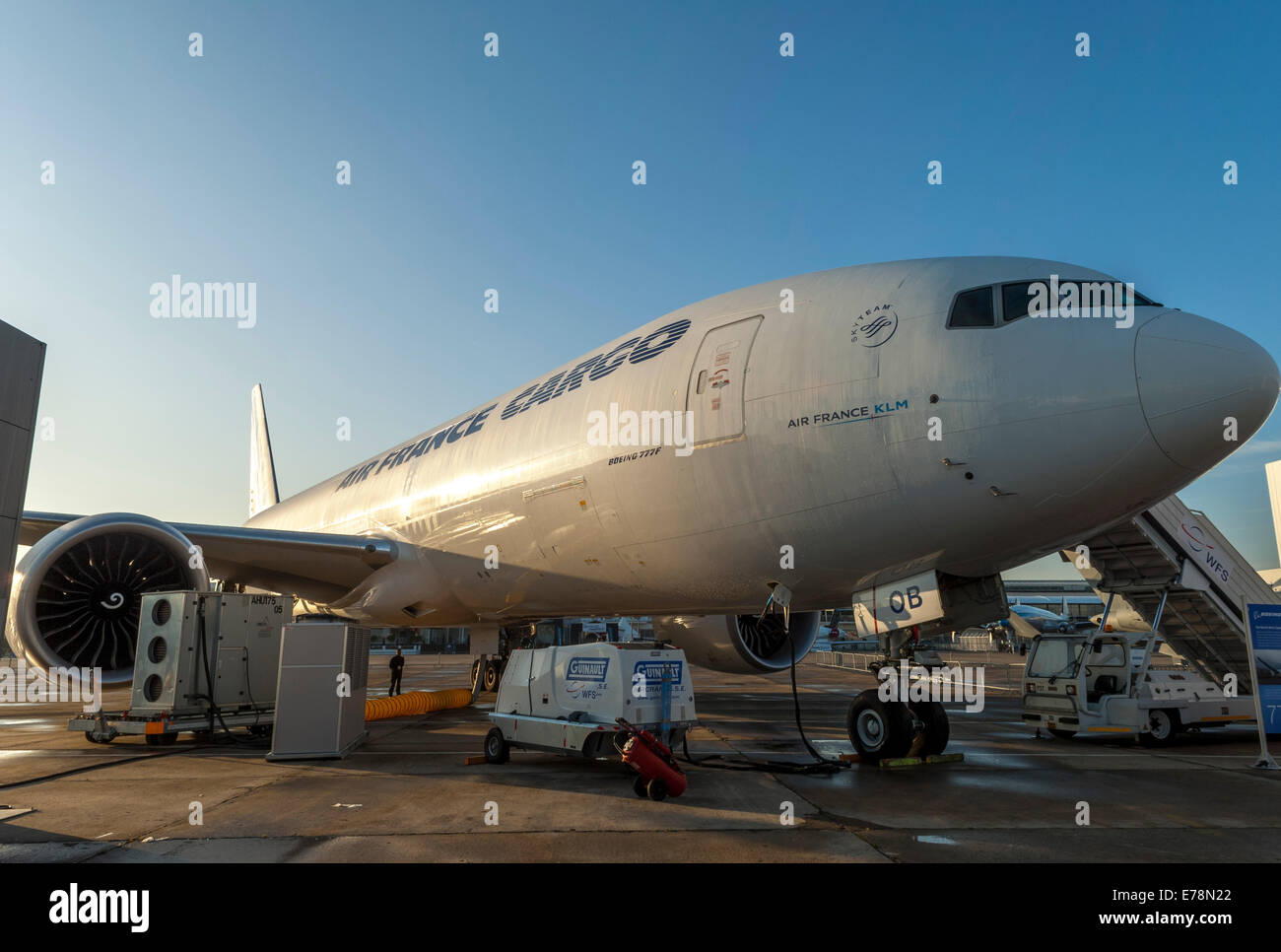 Air France Boeing 777 200 Frachter Bei Paris Airshow