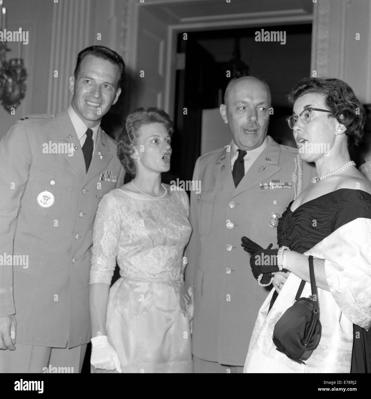 White House Kommunikationsagentur Officer Jack Rubley und Frau, Bernice Stockfoto