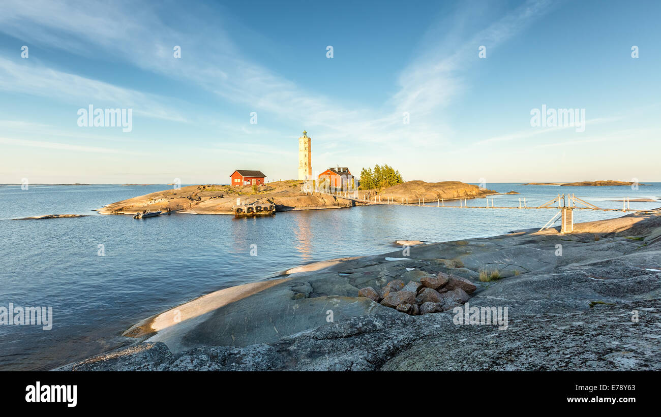 Söderskär Leuchtturm, Porvoo, Finnland, Europa, EU Stockfoto