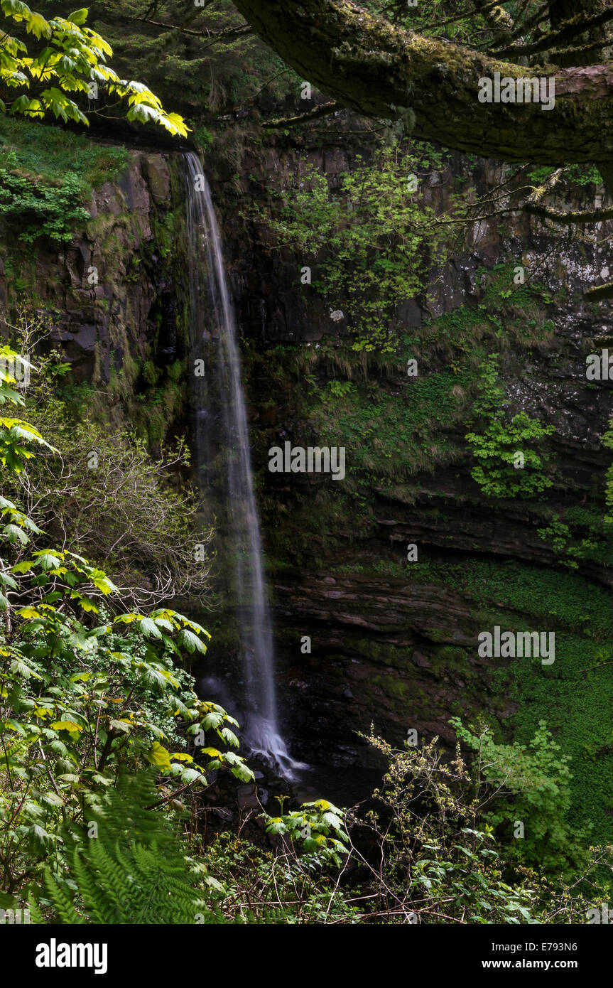 EAS Mor Wasserfall, Isle of Arran. Stockfoto