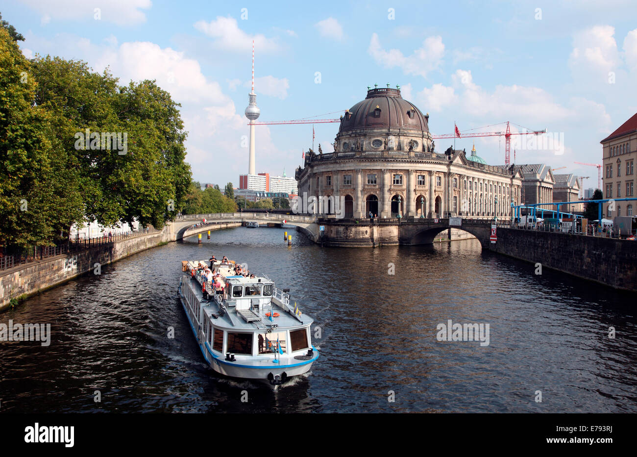Museumsinsel in der Spree in Berlin. Stockfoto