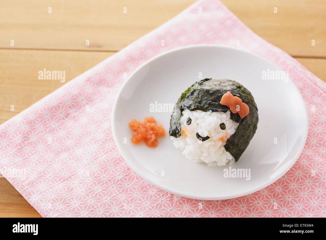 Onigiri-Reisbällchen Stockfoto