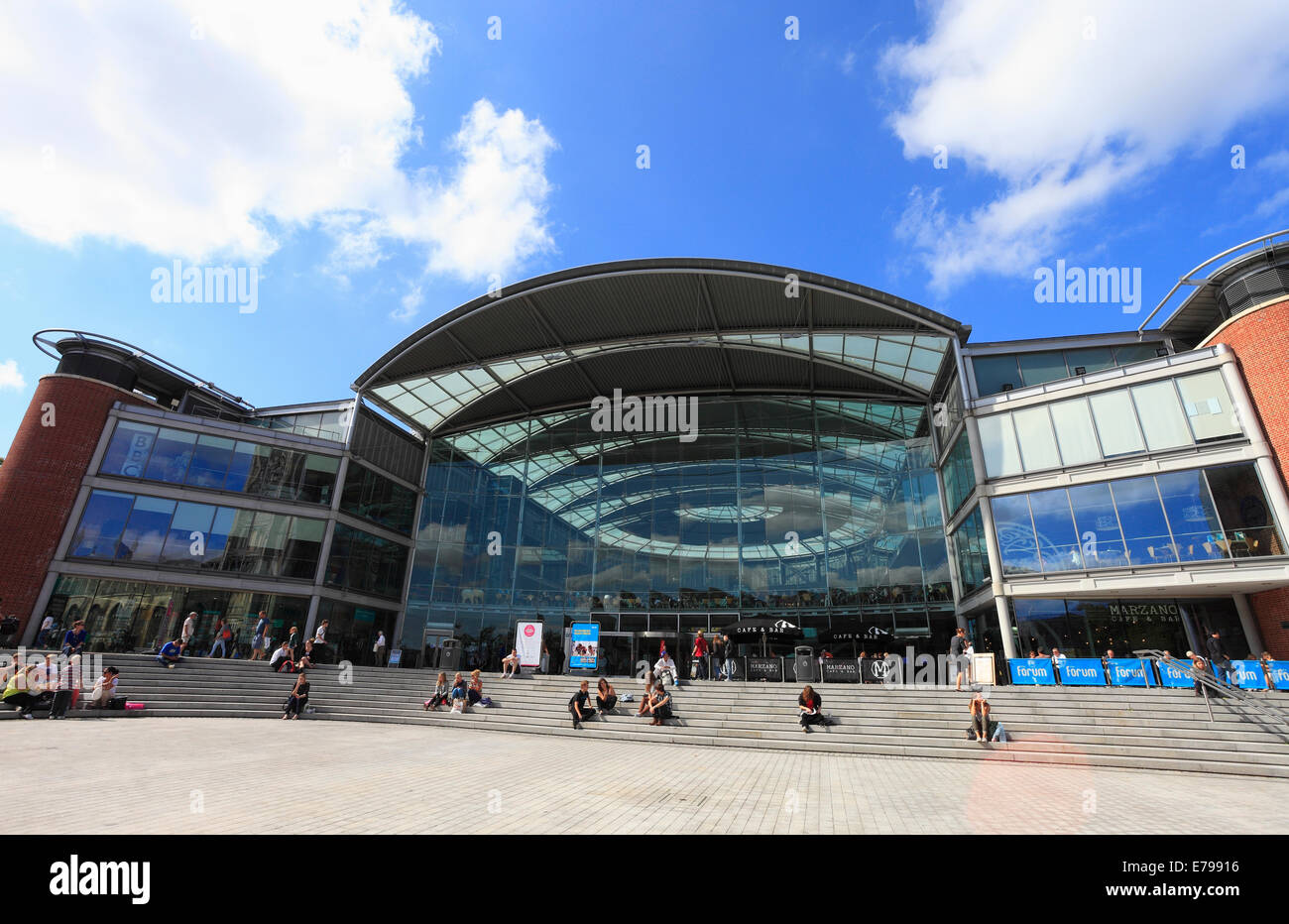 Das Forum, Norwich, Norfolk. Stockfoto