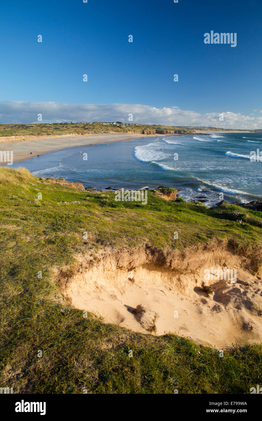 Gwithian; Die Verwendung von Polarisator; St Ives Bay; Cornwall; UK Stockfoto