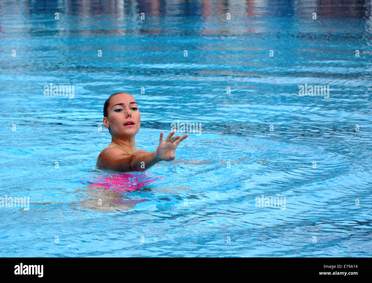 Wasser-Ballett Stockfoto