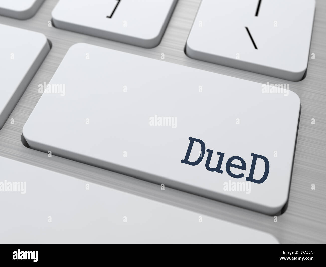 Inlandspreis auf Schaltfläche "Tastatur". Stockfoto