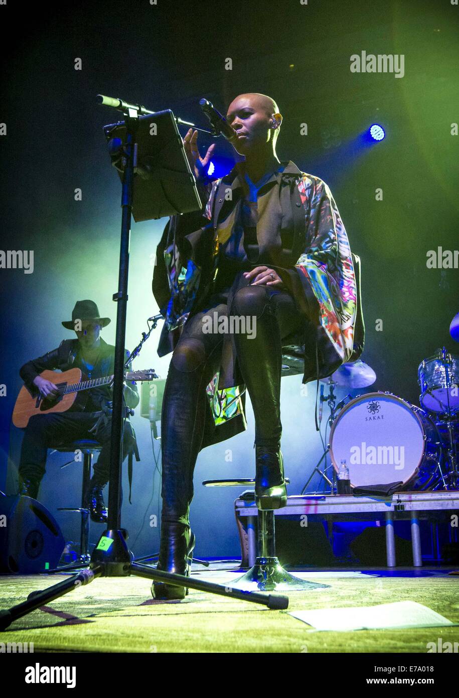 Skunk Anansie live auf Grand Theatre mit Polen durchzuführen: Deborah Anne Dyer, Haut, Skunk Anansie wo: Lodz, Polen: 7. März 2014 Stockfoto