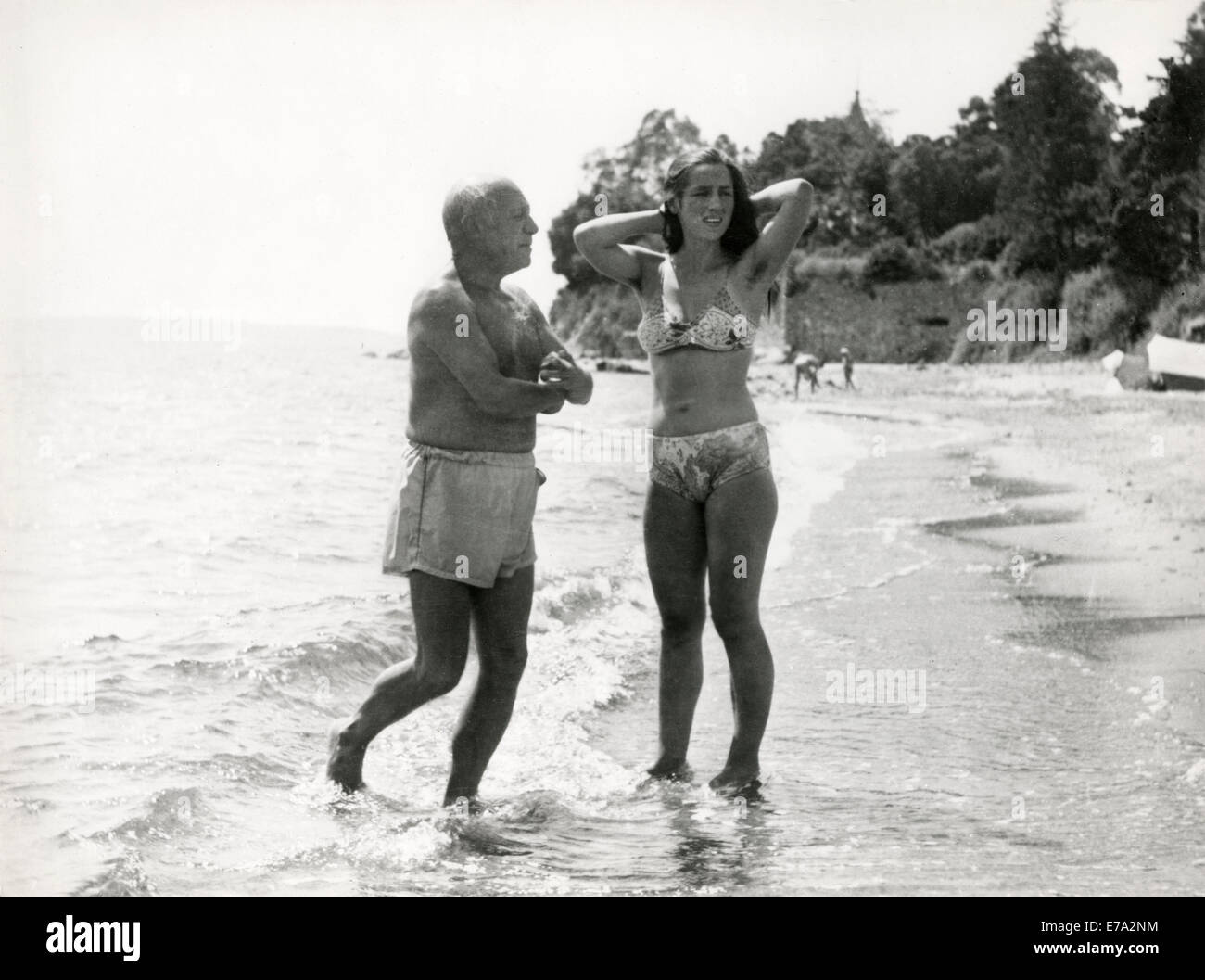 Pablo Picasso mit Françoise Gilot, noch aus "La vie