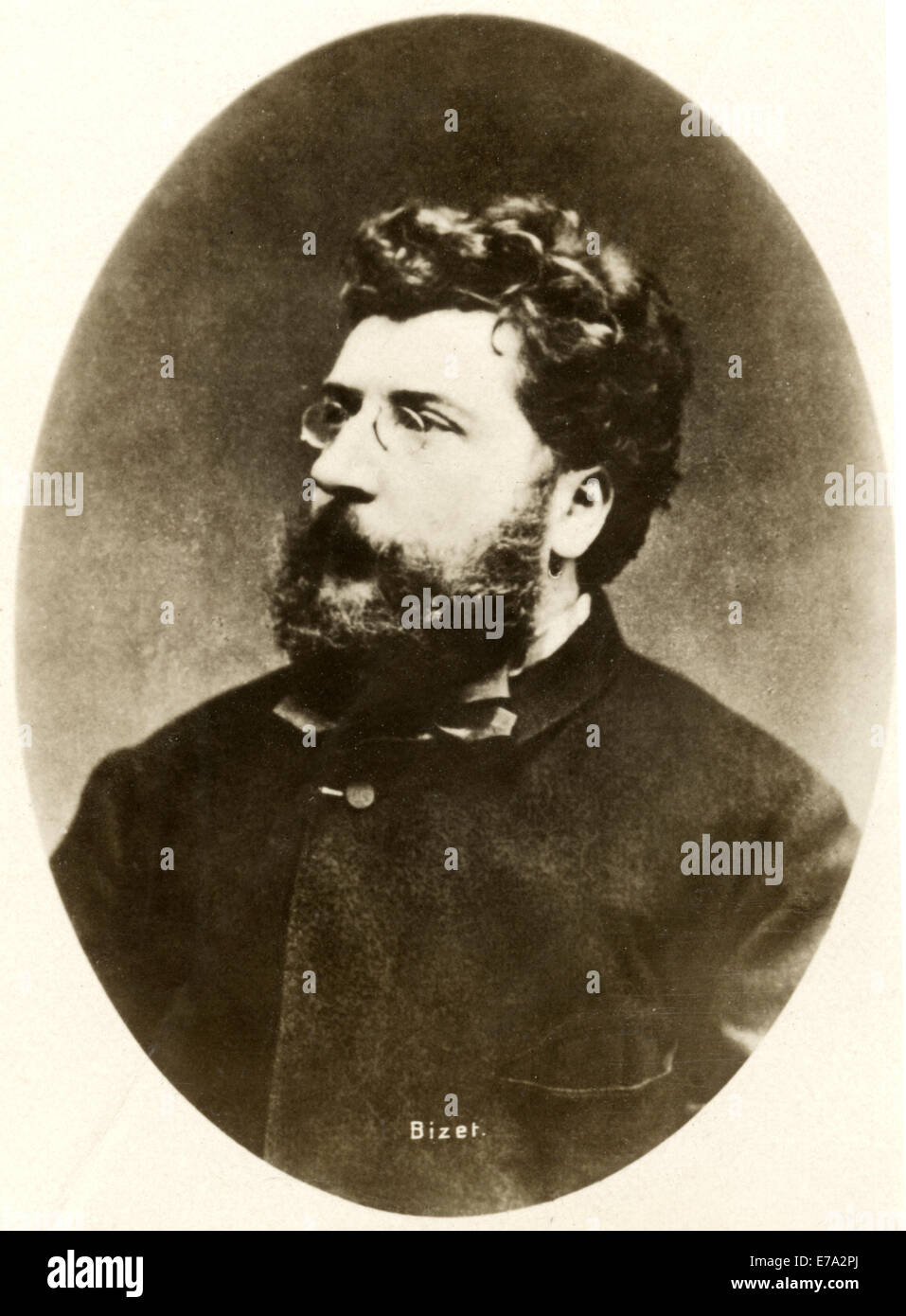 Georges Bizet (1838-1875), französischer Komponist, Portrait, 1875 Stockfoto