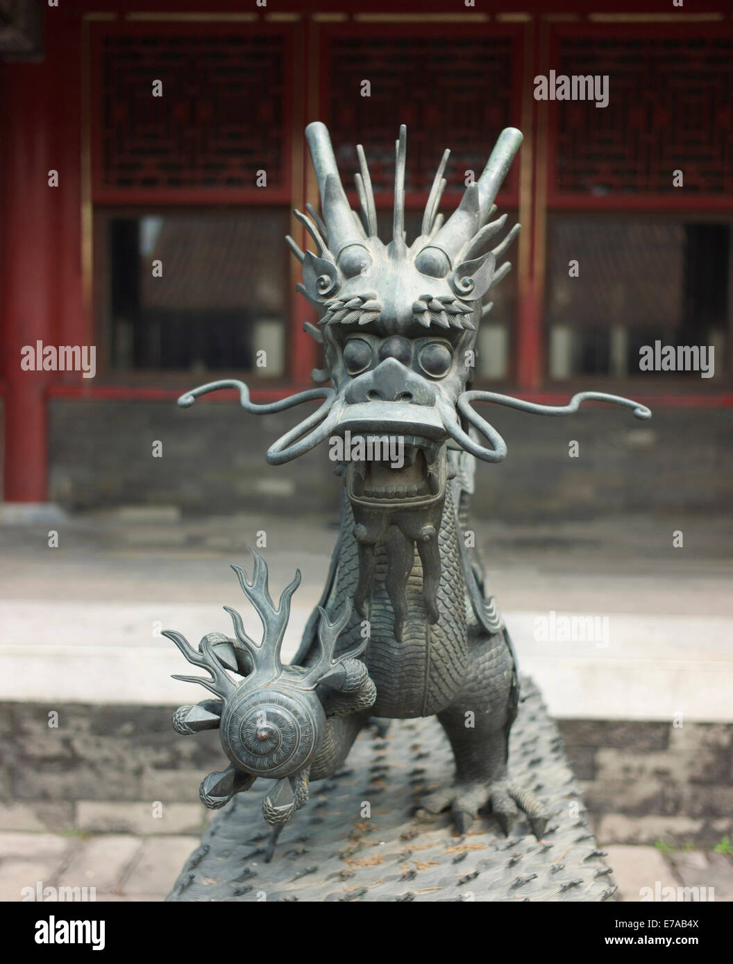 Verbotene Stadt, Platz des himmlischen Friedens in Peking. Stockfoto