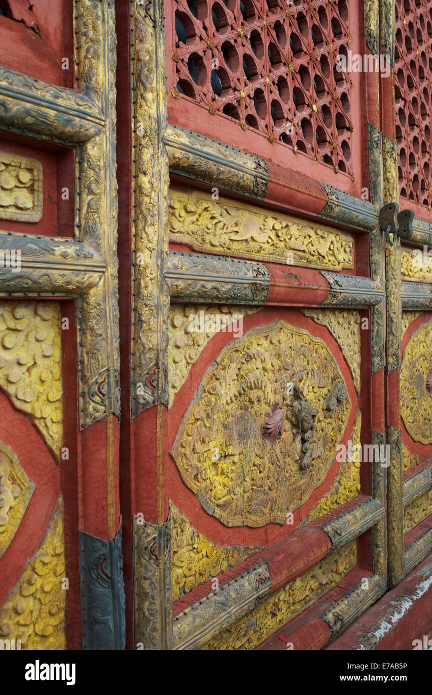 Verbotene Stadt, Platz des himmlischen Friedens in Peking. Stockfoto