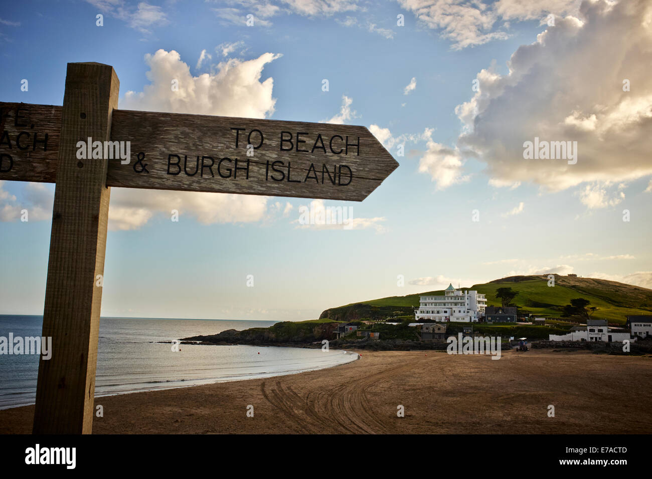 Burgh Island, Bigbury am Meer, South Devon, England, UK. Stockfoto
