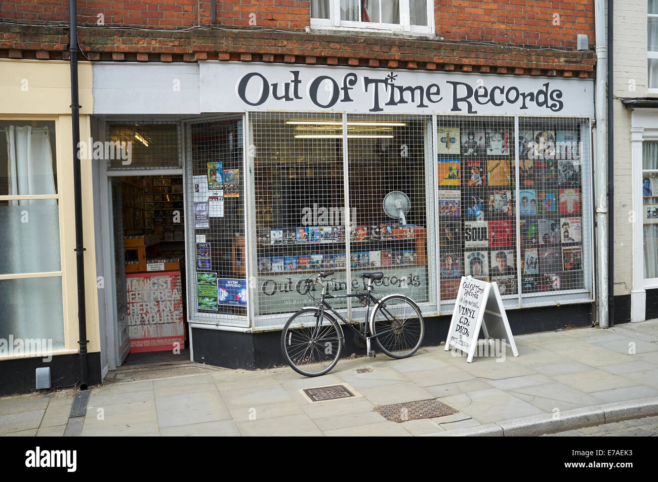 Out Of Time Records Ipswich Suffolk UK Stockfoto