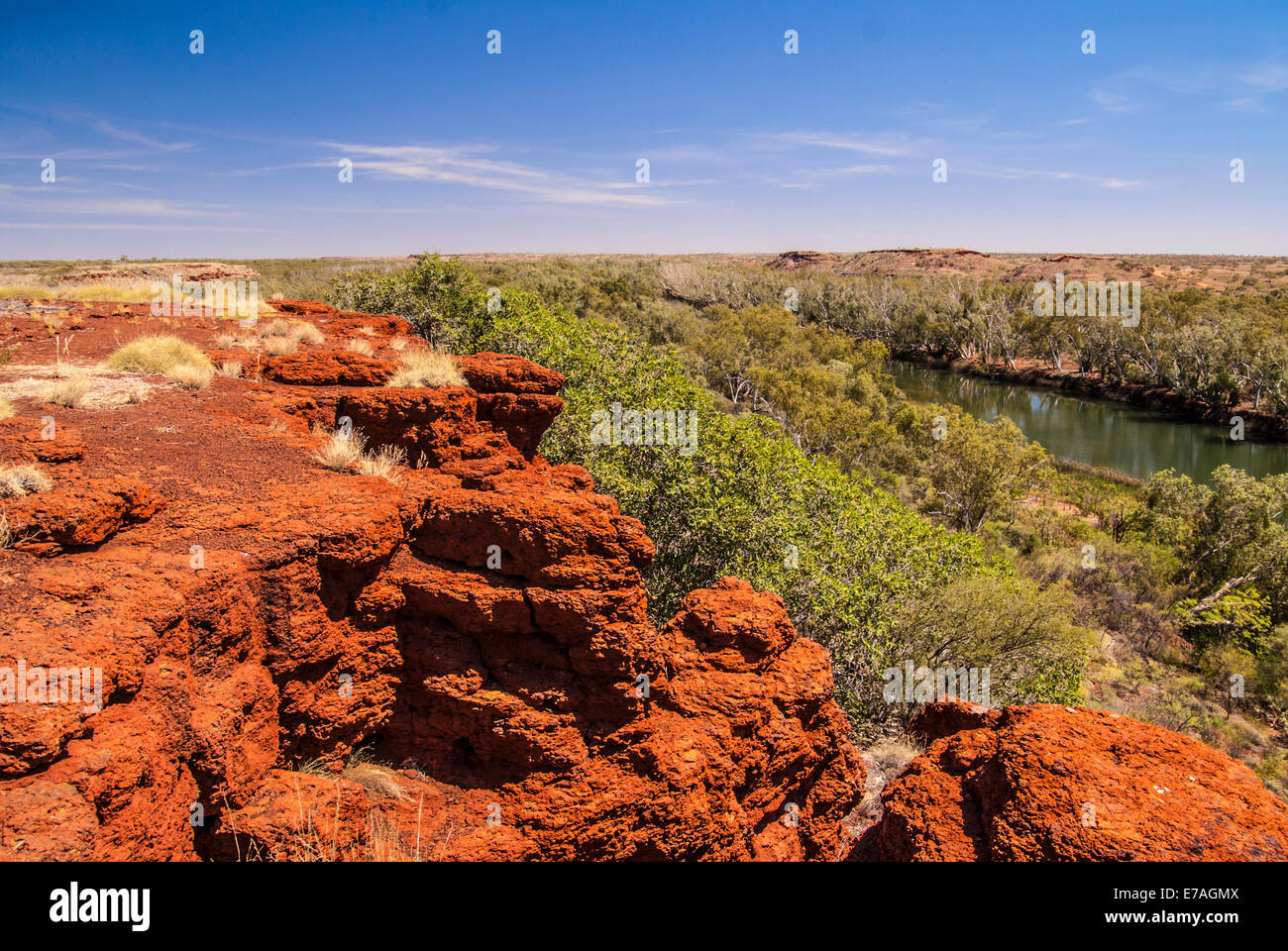 MILLSTREAM CHICHESTER NATIONALPARK, PILBARA-REGION, NORTH WEST, WESTERN AUSTRALIA, AUSTRALIEN Stockfoto