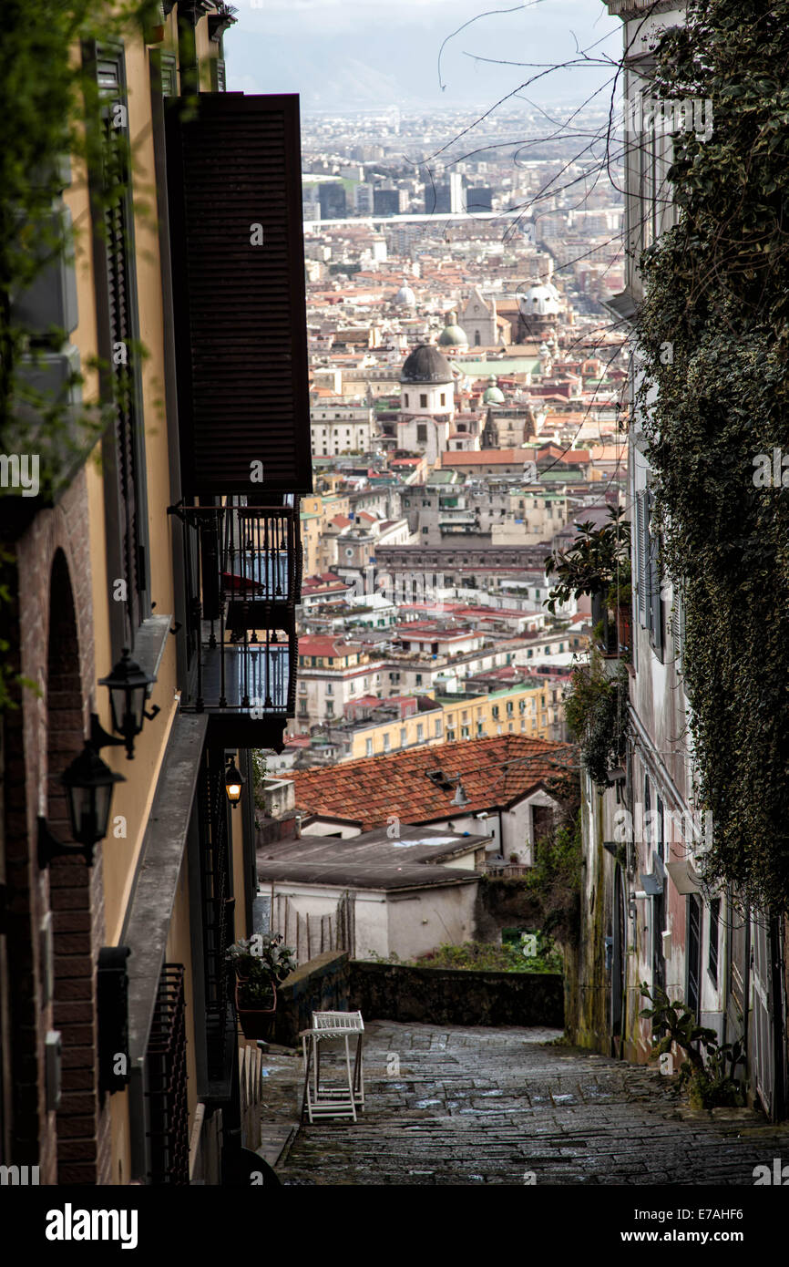 Neapel, Landschaft von St. Martino Stockfoto