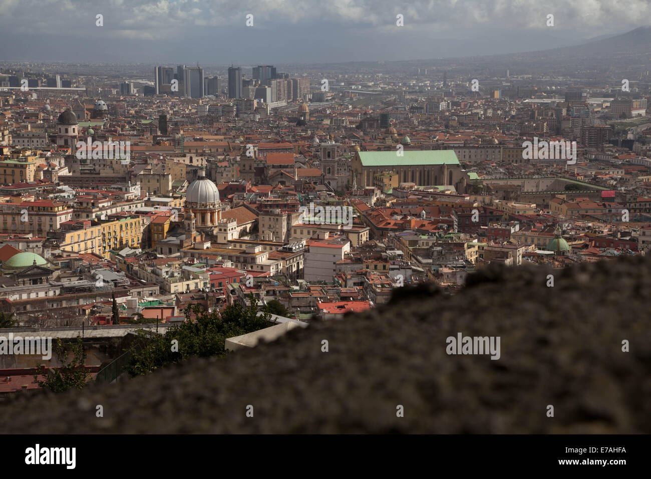 Neapel, Landschaft von St. Martino Stockfoto