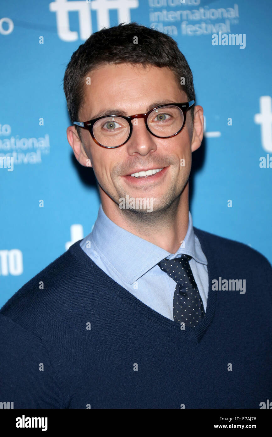 Toronto, Kanada. 09. Sep, 2014. Schauspieler Matthew Goode besucht den Fototermin von "The Imitation Game" während der 39. Toronto International Film Festival (TIFF) in Toronto, Kanada, 9. September 2014. Foto: Hubert Boesl - NO-Draht-SERVICE-/ Dpa/Alamy Live News Stockfoto