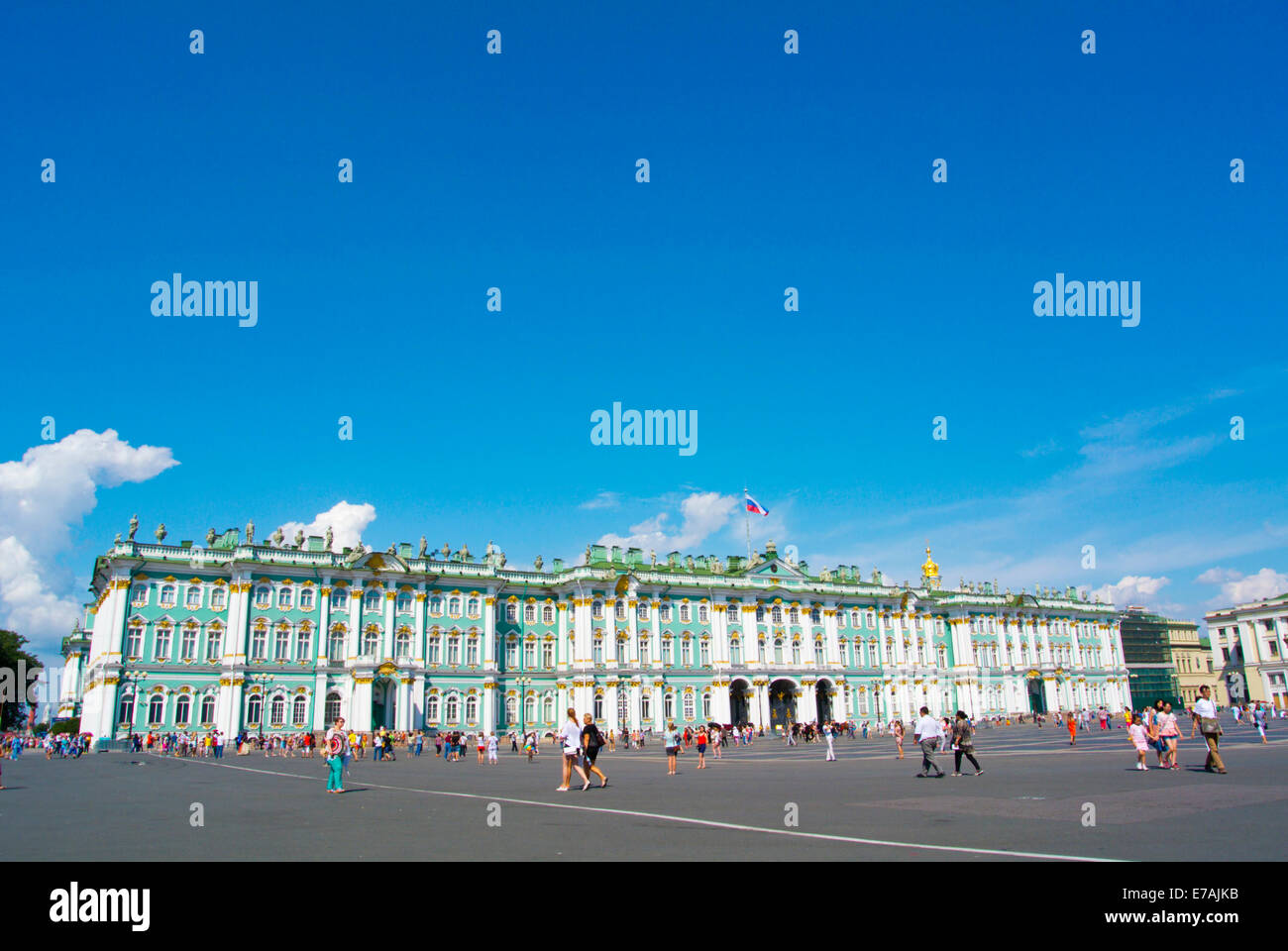 Winterpalast (1764), Gehäuse, Hermitage, Palais, Sankt Petersburg, Russland, Europa Stockfoto