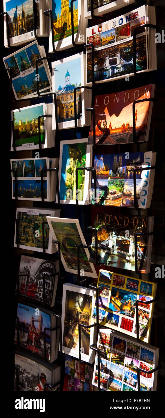 Postkarten, London, England Stockfoto