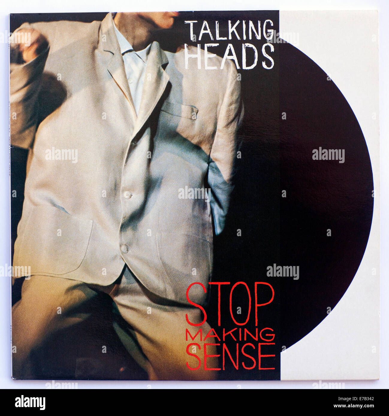 Talking Heads - Stop Making Sense 1984 Film Soundtrack Album Cover – nur für redaktionelle Zwecke Stockfoto