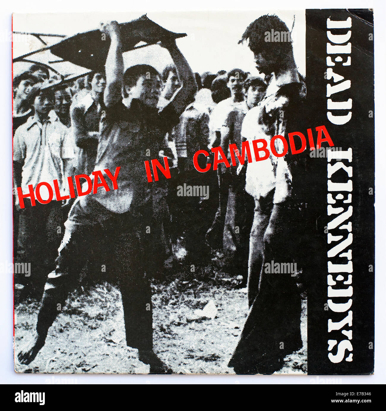 Dead Kennedys, Holiday in Cambodia 12' Single Cover - nur für redaktionelle Verwendung Stockfoto