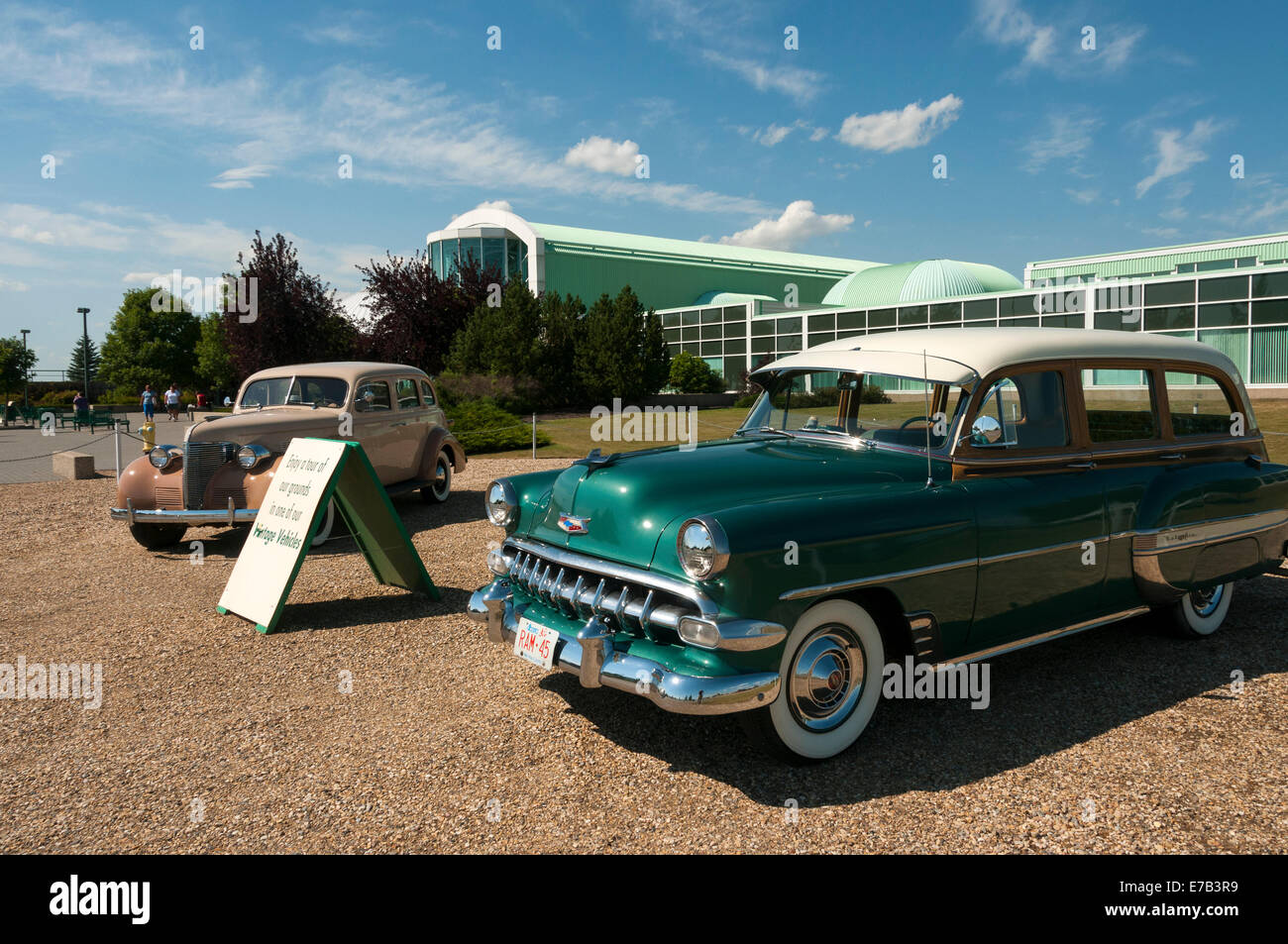 Elk203-5669 Kanada, Alberta, Wetaskiwin, Reynolds-Alberta Museum Stockfoto