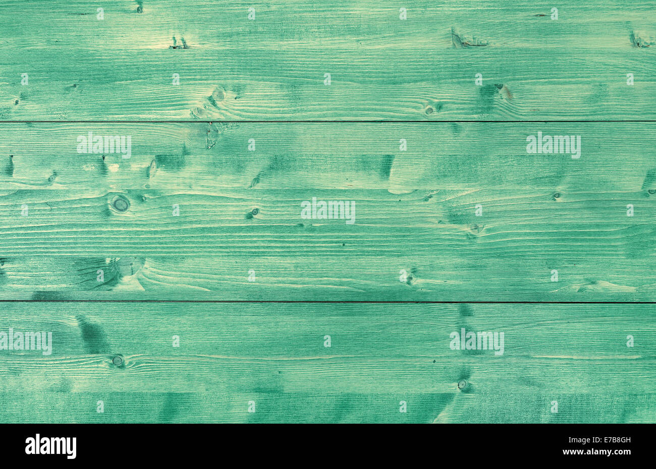 Draufsicht Holztisch alte Farbe grün Stockfoto