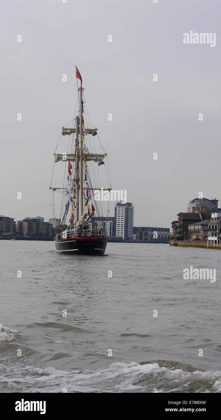 Greenwich Festival der Windjammer Stockfoto