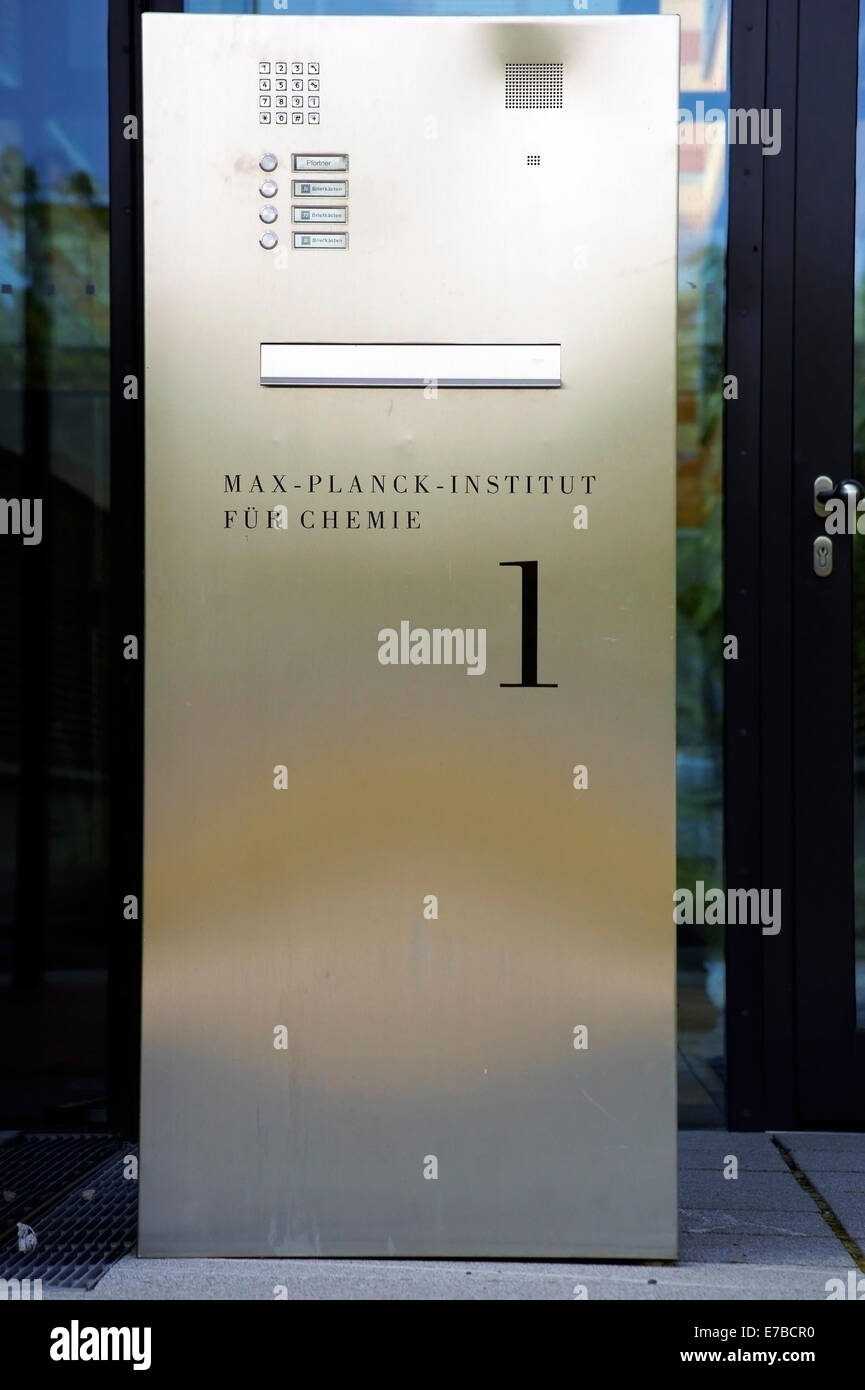 Max-Planck-Institut für Chemie Stockfoto