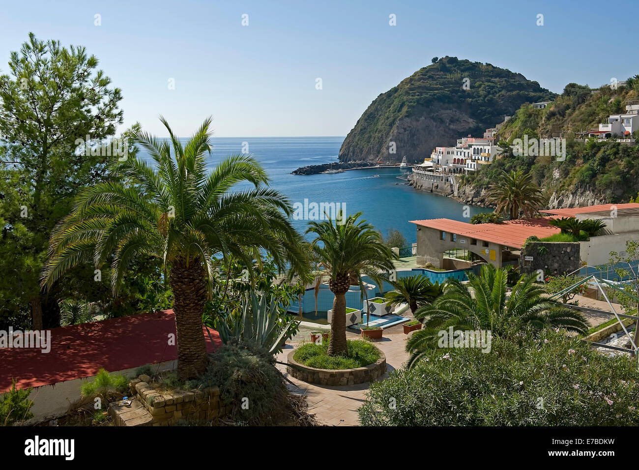 Aphrodite-Apollon-Thermalbad, Kurort, Ischia, Golf von Neapel, Italien Stockfoto