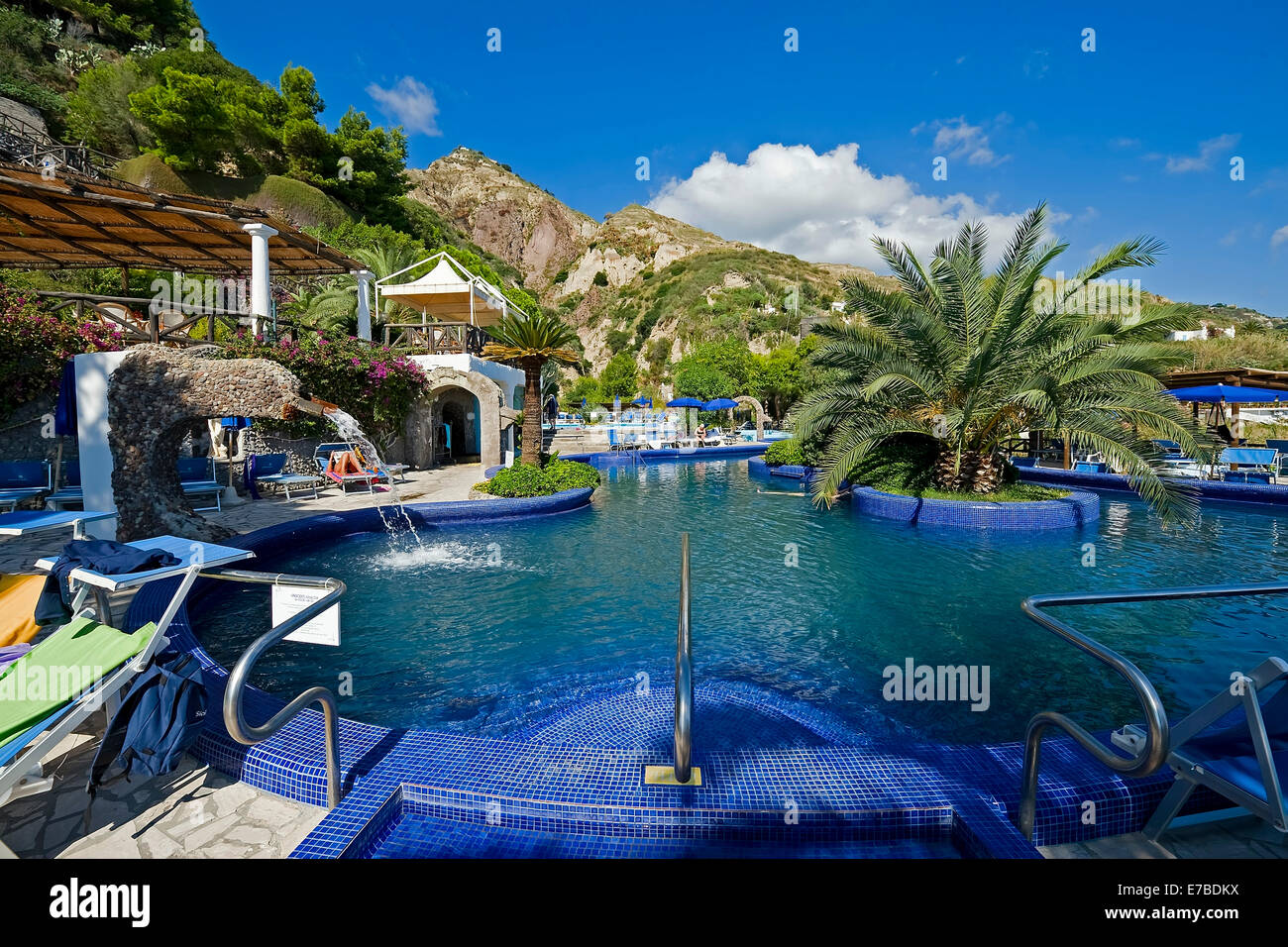 Aphrodite-Apollon-Thermalbad, Kurort, Ischia, Golf von Neapel, Italien  Stockfotografie - Alamy