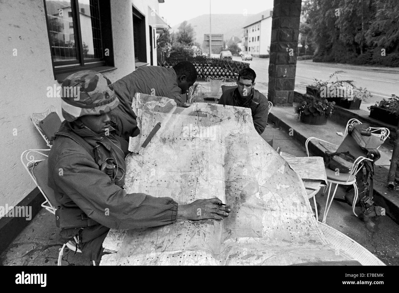 NATOÜbungen in Deutschland, US Army Schiedsrichter Kontrolle einer
