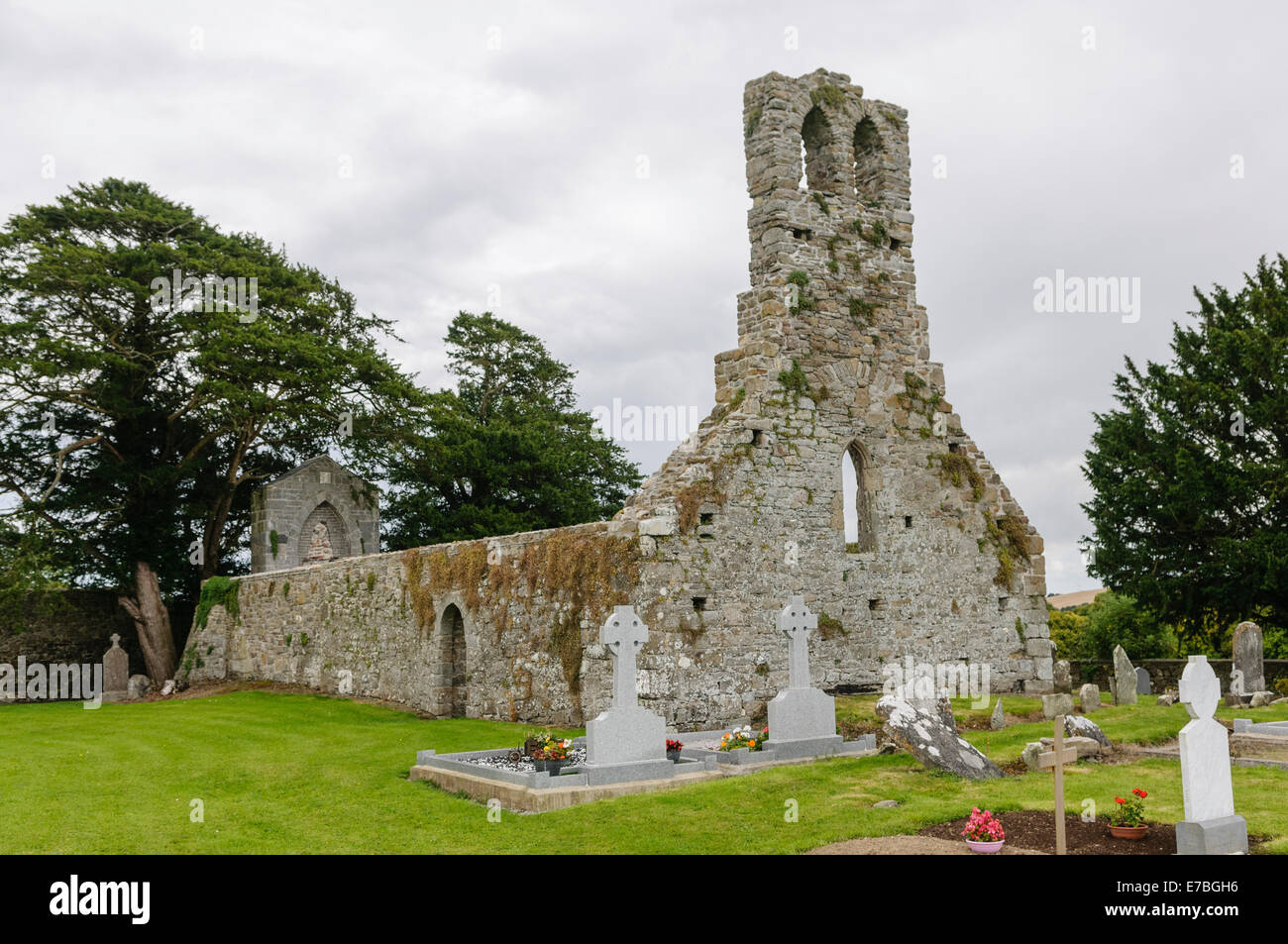 Dowth Abbey, Newgrange, Irland Stockfoto