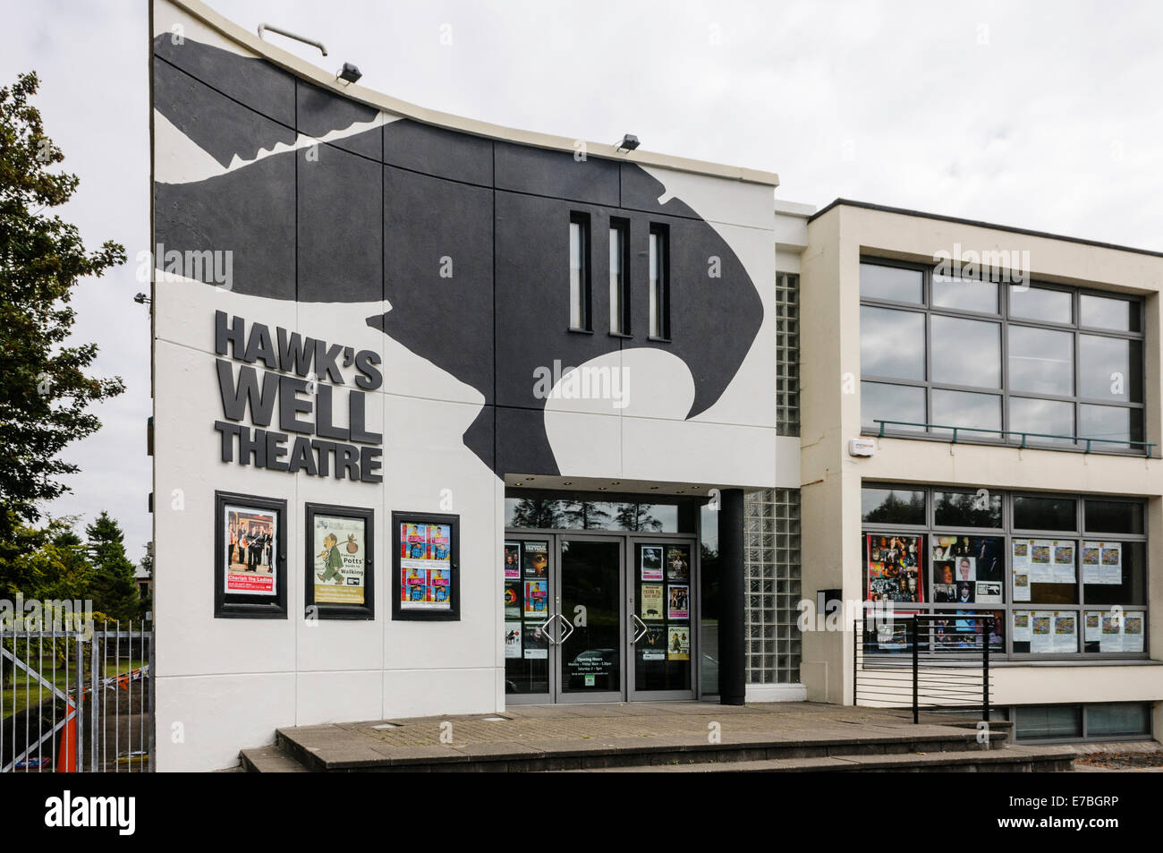 Hawk es gut Theater, Ballina, County Mayo. Stockfoto