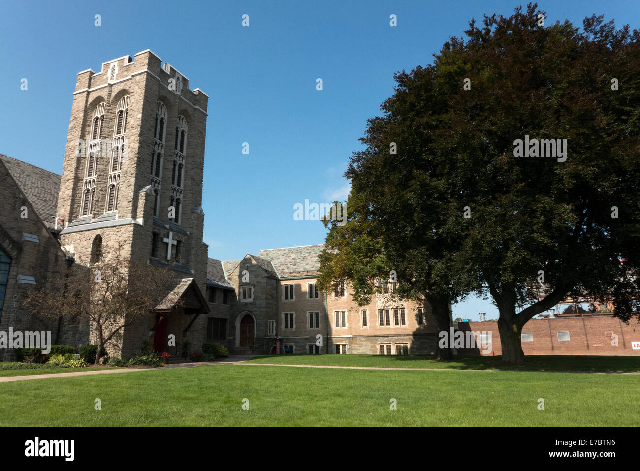 Brighton presbyterianischen Kirche Rochester NY USA Stockfoto