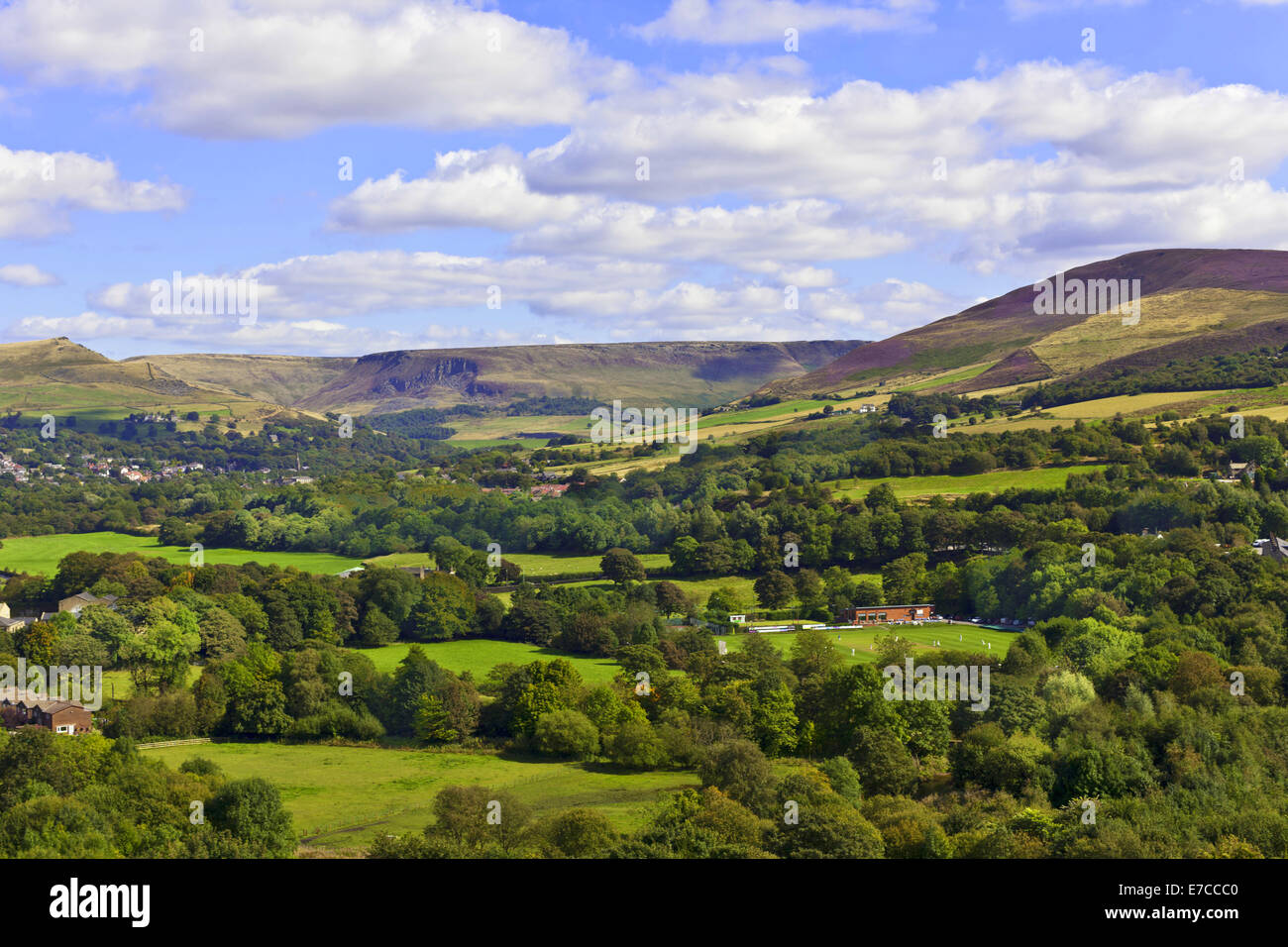 Ländliche Landschaft in England. Stockfoto