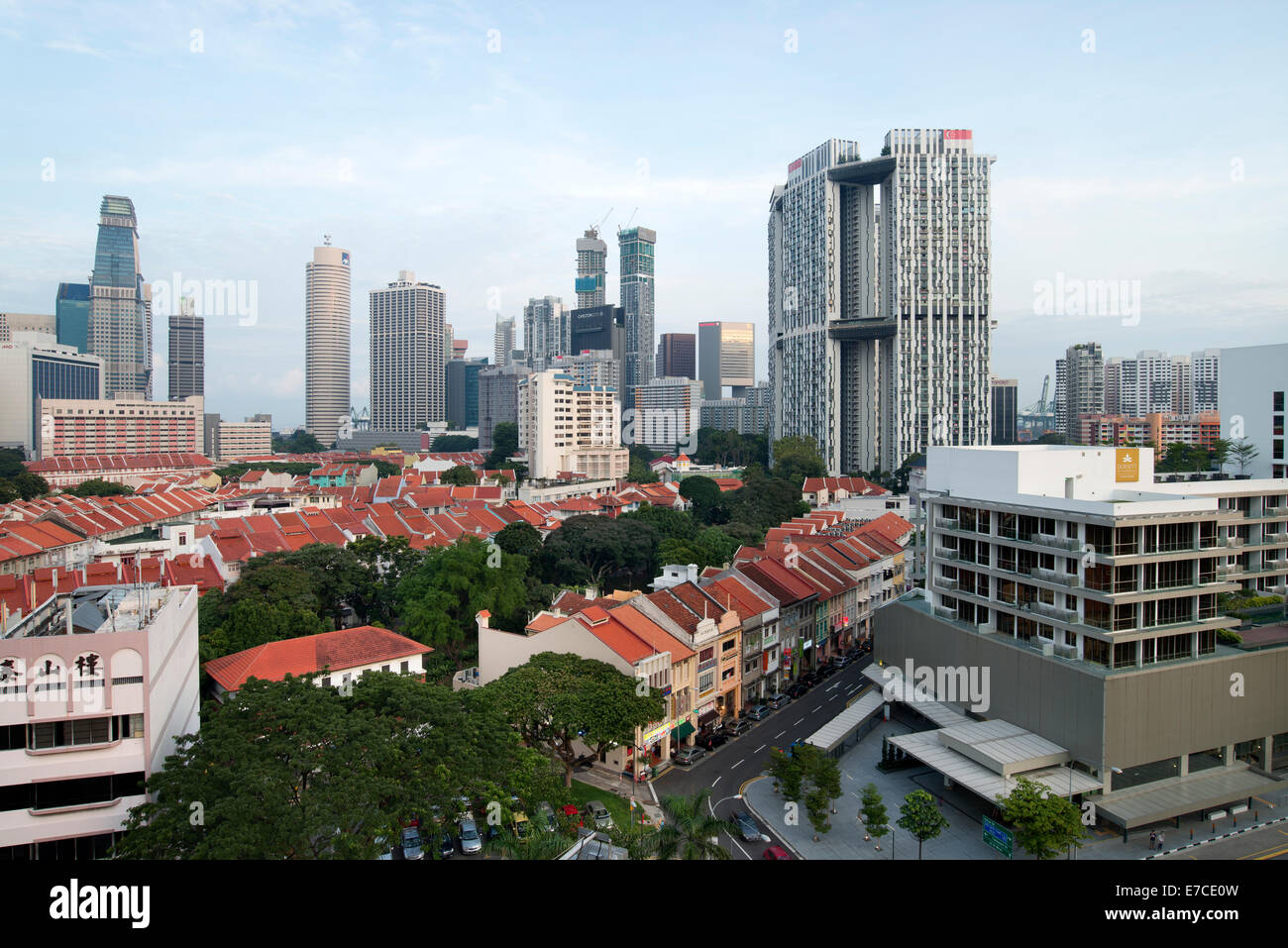 Singapur Stadtbild Stockfoto