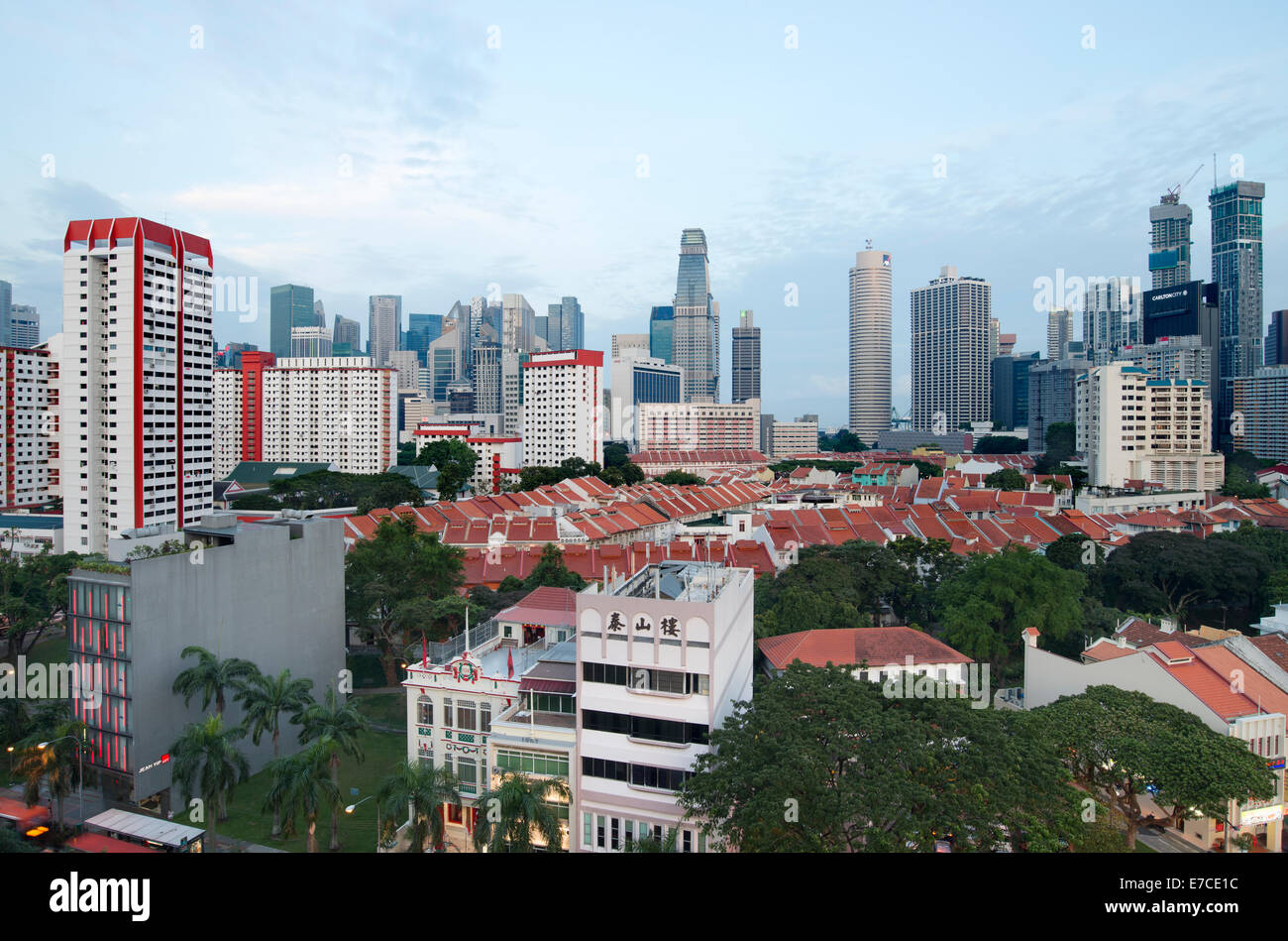 Singapur Stadtbild Stockfoto