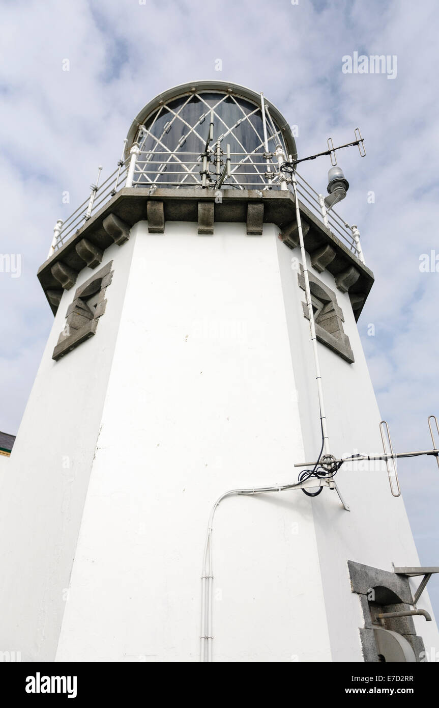 Blackhead Leuchtturm, Whitehead, Nordirland Stockfoto