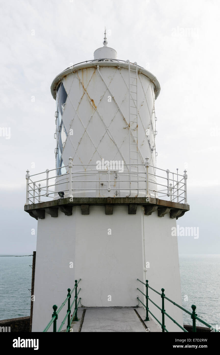 Blackhead Leuchtturm, Whitehead, Nordirland Stockfoto Blackhead Leuchtturm, Whitehead, Nordirland Stockfoto