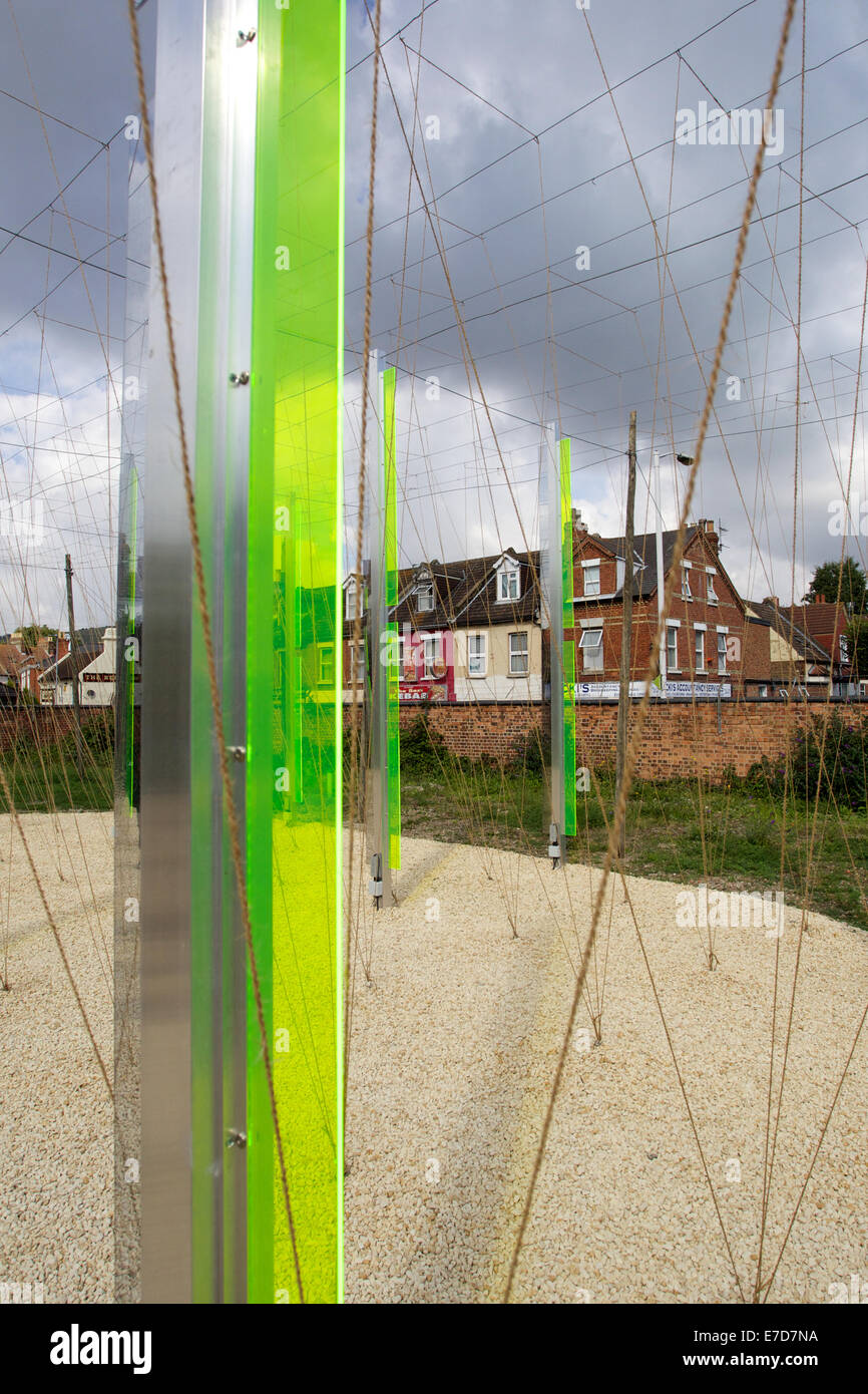 Folkestone Triennale 2014: Jyll Bradley ist grün (für m.r.) Stockfoto