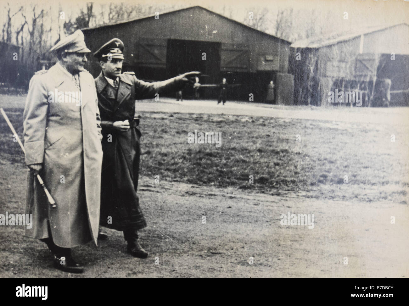 Hermann Wilhelm Göring Reich Reichsluftfahrtministerium, große deutsche Reich Reichsmarschall und deutschen Jagdverbände der Luftwaffe Piloten des zweiten Weltkriegs Fliegerass, einer der Organisatoren und Führer der Luftwaffe, Generalleutnant Adolf Josef Ferdinand Galland. Deutschland. 13. Sep, 2014. 1940er Jahren © Igor Golovniov/ZUMA Wire/ZUMAPRESS.com/Alamy Live-News Stockfoto